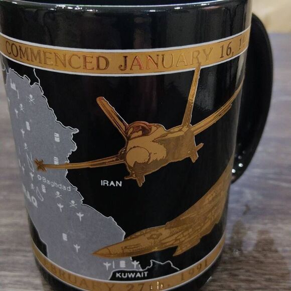 Vintage Operation Desert Storm Kuwait Liberation Coffee Mug - Picture 7 of 10